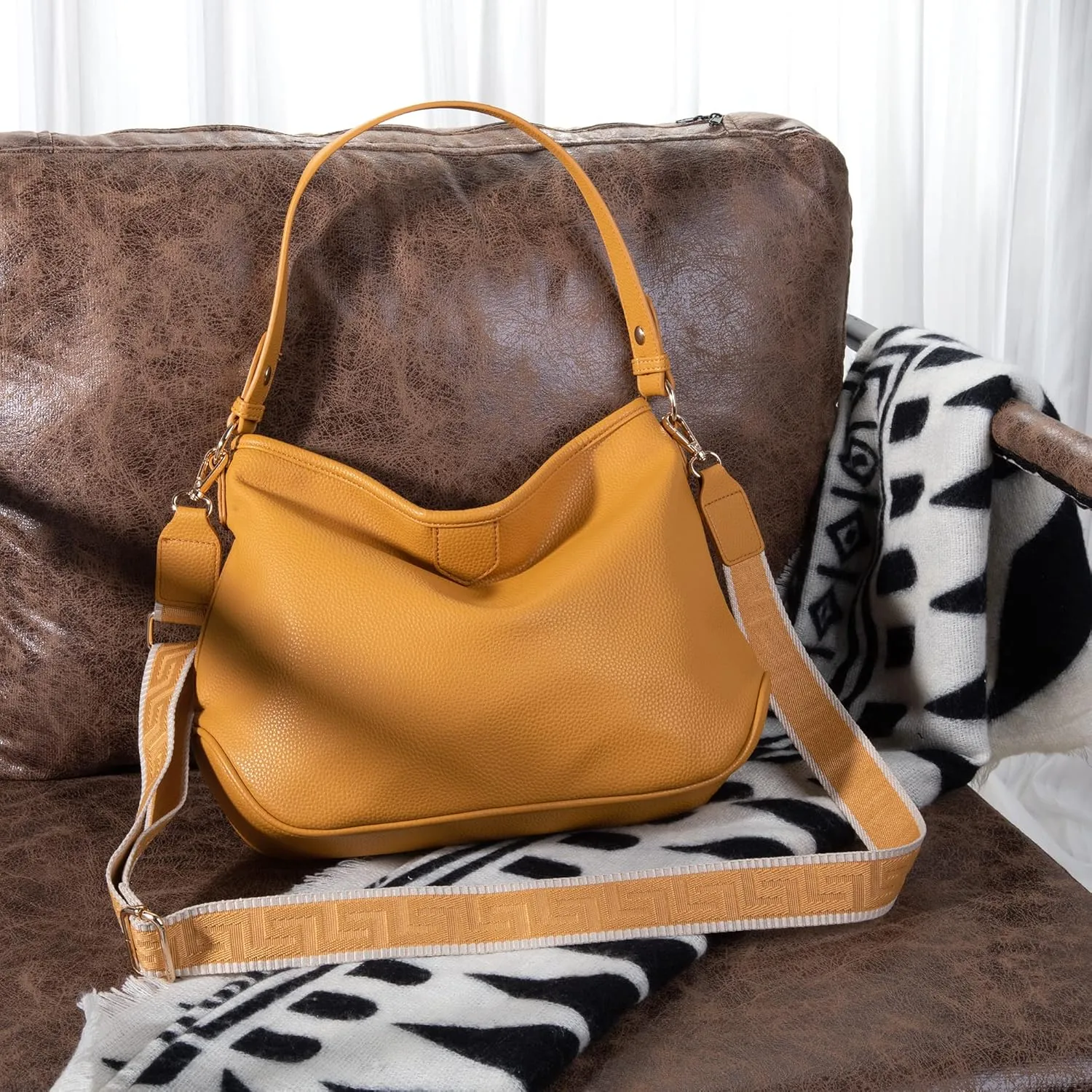 Montana West Medium Hobo Bags for Women Purses and Handbags Classic Top Handle Shoulder Satchel Bags