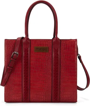 Montana West Wrangler Purse for Women Large Work Tote Bags with Strap Vintage Top-Handle Handbags