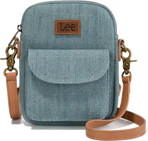 Montana West x Lee Crossbody Bags for Women Small Denim Trendy Purses Travel Shoulder Handbags with Adjustable Strap