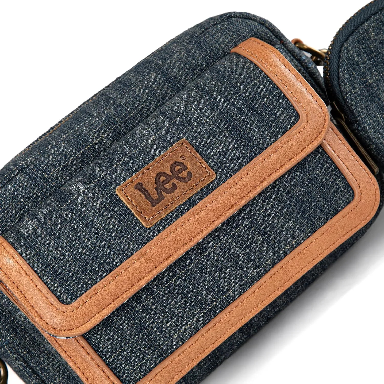 Montana West x Lee Denim Small Crossbody Bags for Women Cute Shoulder Handbag with Headphone Pouch