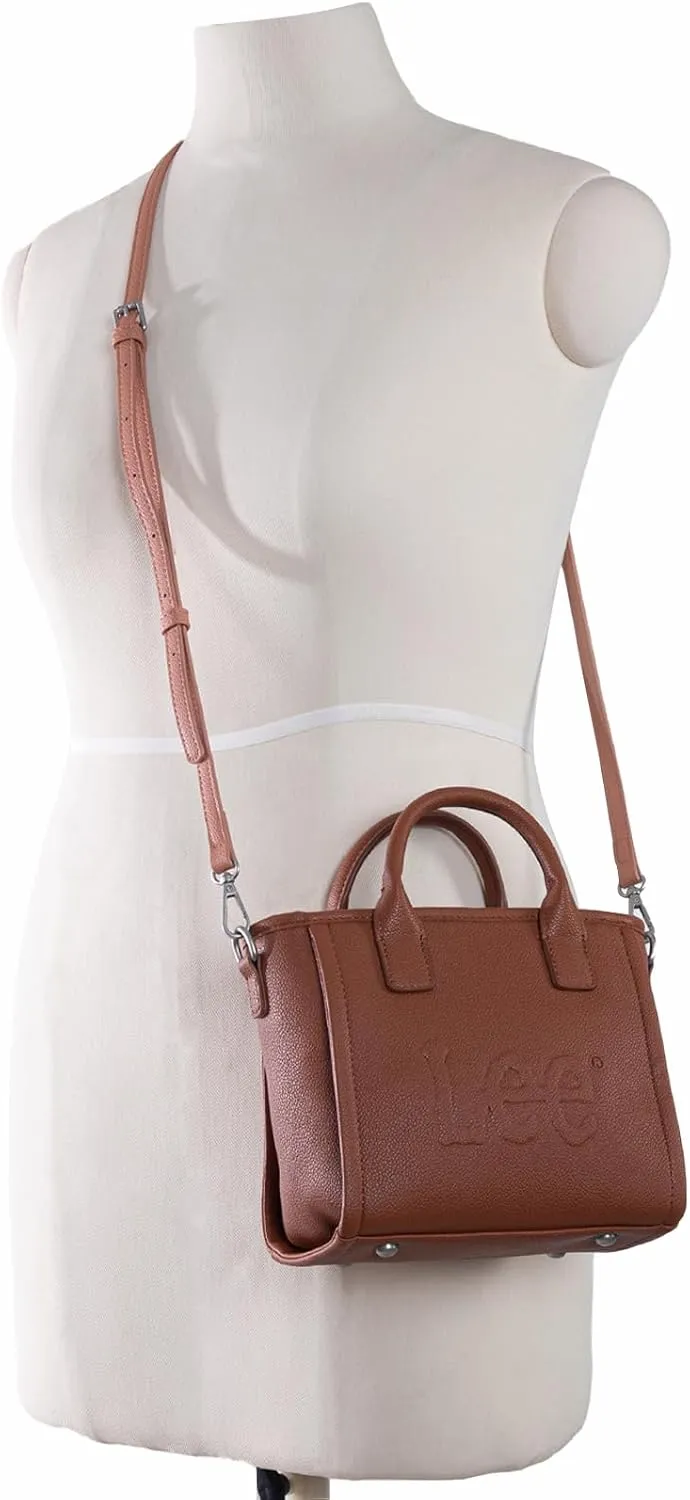Montana West x Lee Small Tote Bag for Women Crossbody Purse & Handbags with Adjustable Strap