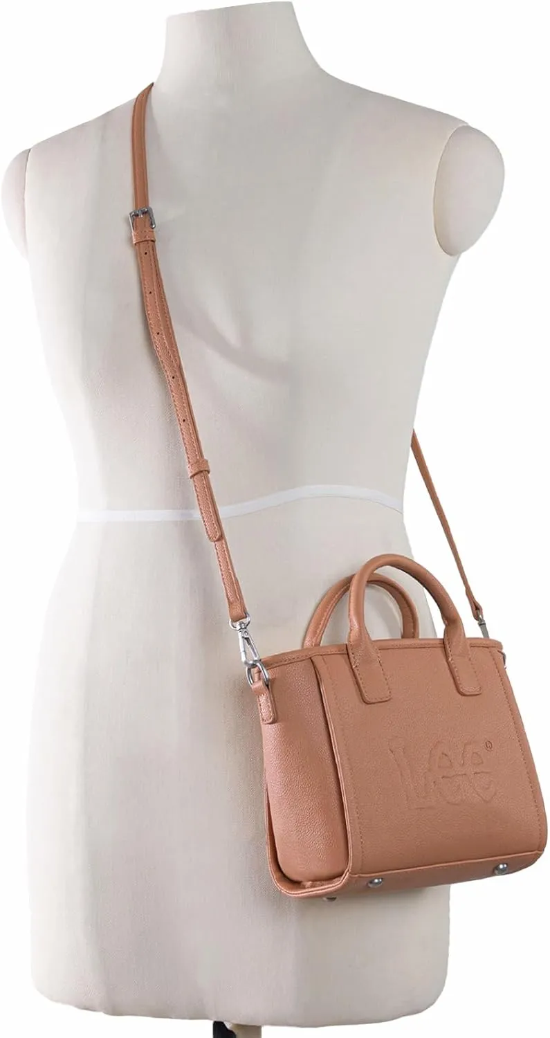 Montana West x Lee Small Tote Bag for Women Crossbody Purse & Handbags with Adjustable Strap