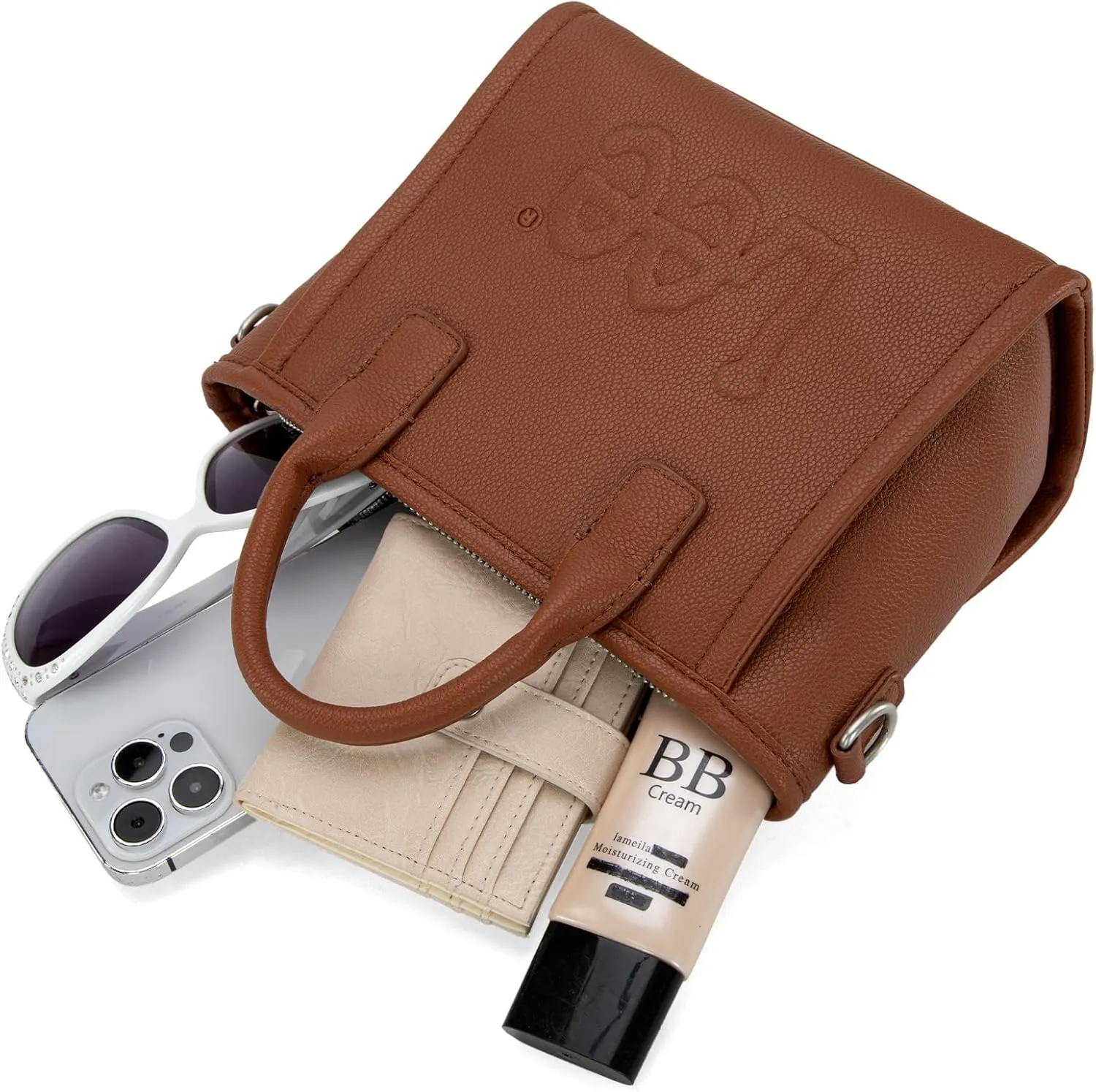Montana West x Lee Small Tote Bag for Women Crossbody Purse & Handbags with Adjustable Strap
