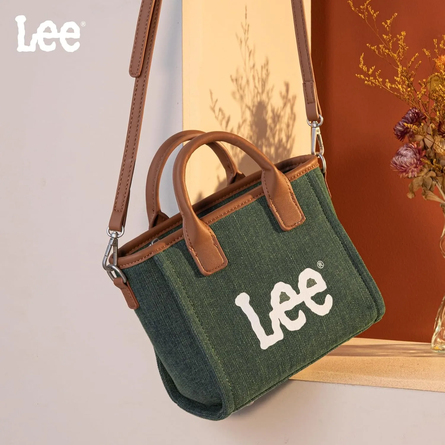 Montana West x Lee Tote Bag for Woman Denim Handbag Crossbody Shoulder Bag with Strap