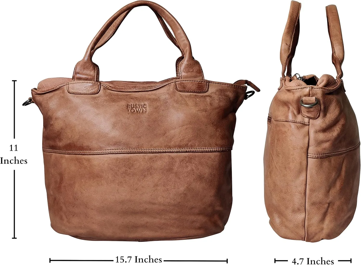 Mothers Day Gifts Leather Tote Bag for Women - Leather Shoulder Bag Hobo Crossbody Travel Handbag Ladies Purse Office Satchel