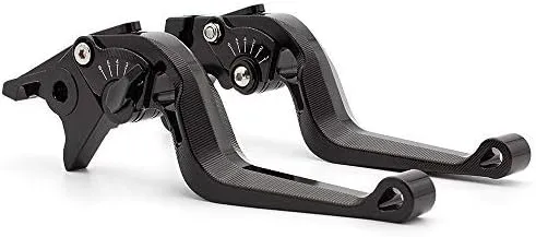 Motorcycle CNC Aluminum Short Adjustable Brake Clutch Levers set Pair Compatible with BENELLI TNT 125 135 TNT125 TNT135 2016 2017 2018 2019 2020 2021