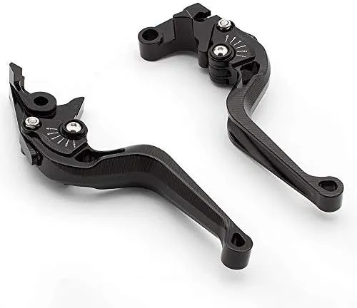 Motorcycle CNC Aluminum Short Adjustable Brake Clutch Levers set Pair Compatible with BENELLI TNT 125 135 TNT125 TNT135 2016 2017 2018 2019 2020 2021