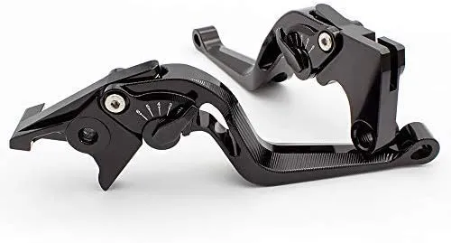 Motorcycle CNC Aluminum Short Adjustable Brake Clutch Levers set Pair Compatible with BENELLI TNT 125 135 TNT125 TNT135 2016 2017 2018 2019 2020 2021