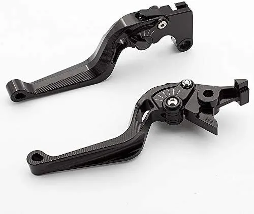 Motorcycle CNC Aluminum Short Adjustable Brake Clutch Levers set Pair Compatible with BENELLI TNT 125 135 TNT125 TNT135 2016 2017 2018 2019 2020 2021