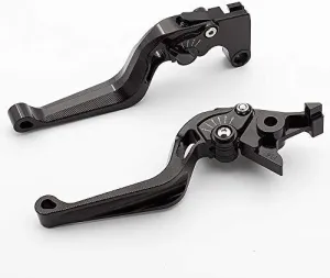 Motorcycle CNC Aluminum Short Adjustable Brake Clutch Levers set Pair Compatible with BENELLI TNT 125 135 TNT125 TNT135 2016 2017 2018 2019 2020 2021