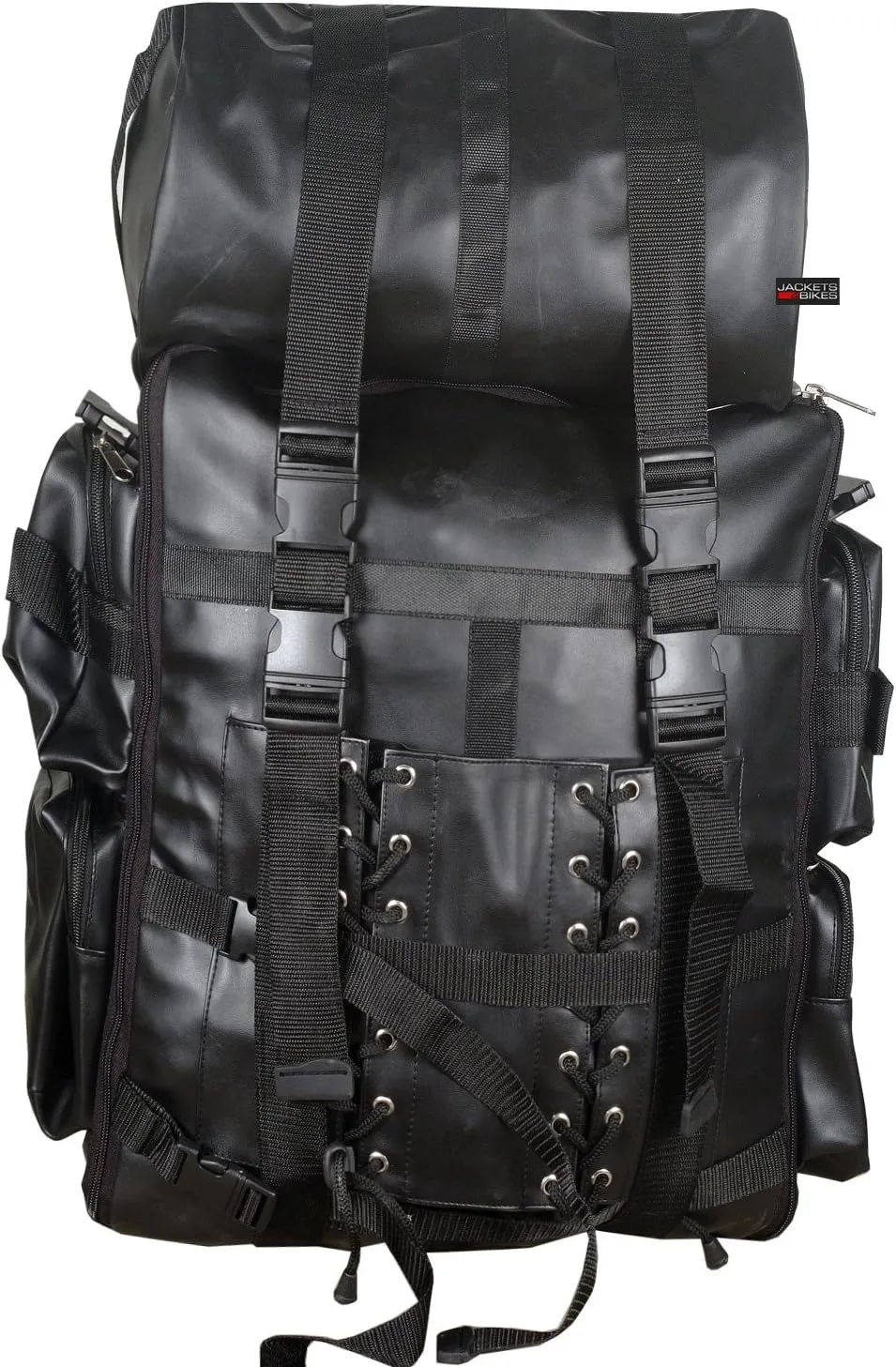 Motorcycle Cruiser PU Leather Waterproof Sissy T Bar Travel Biker Luggage Set All Season