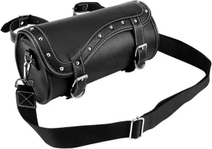 Motorcycle Fork Bag for Yam&aha V-Star 2013-2024 Leather Waterproof Motorbike Saddlebag Men Shoulder Bag