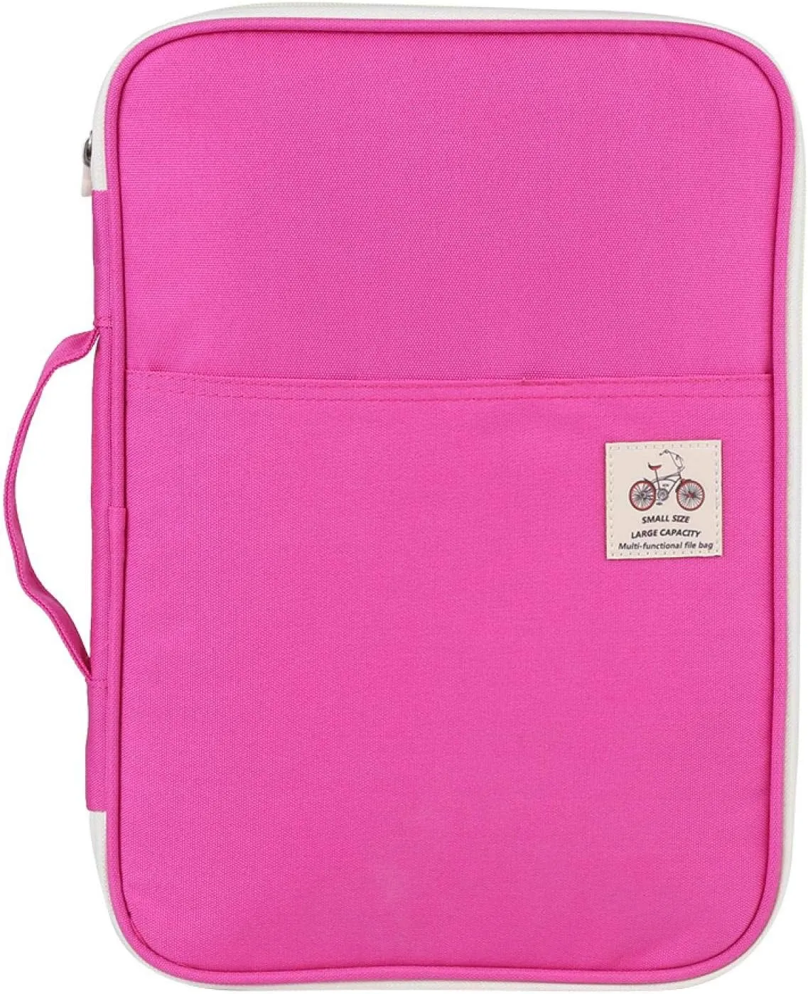 Multi-Functional A4 Document Bags, Portfolio Pouch Travel Binder Organizer Zippered File Folder Family Passport Holder Briefcase with Handle for Notebooks Pen Board Games School Office Supplies