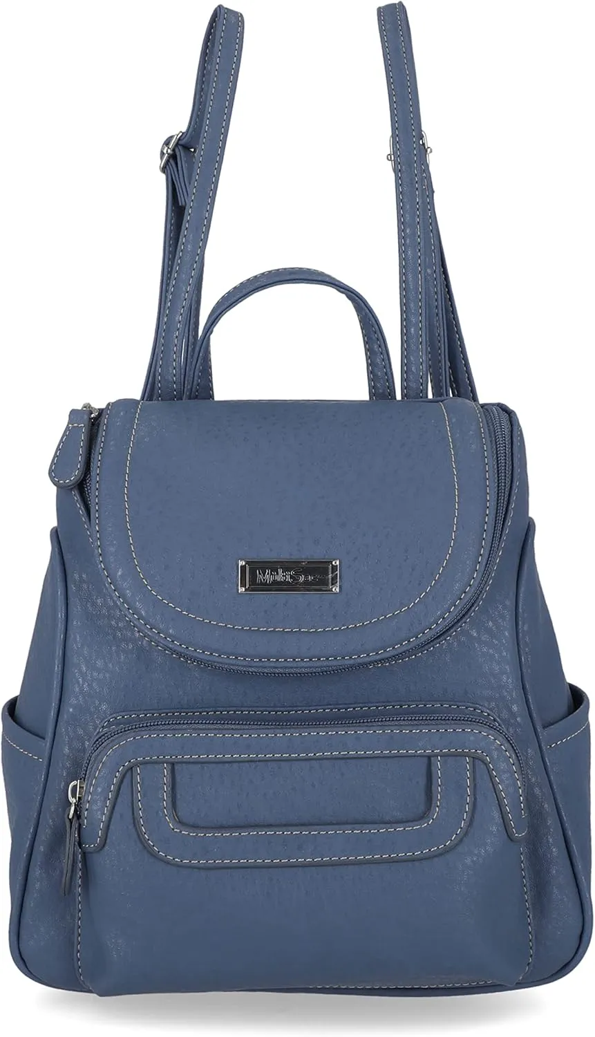 MultiSac womens Major Backpack, Denim (Austin), One Size US
