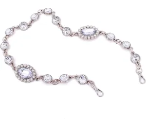 Naimo Rhinestone Bag Chain Extender Purse Chain Strap Crystal Handbag Chains Shoulder Crossbody Bag Replacement Metal Chain Bag Accessories