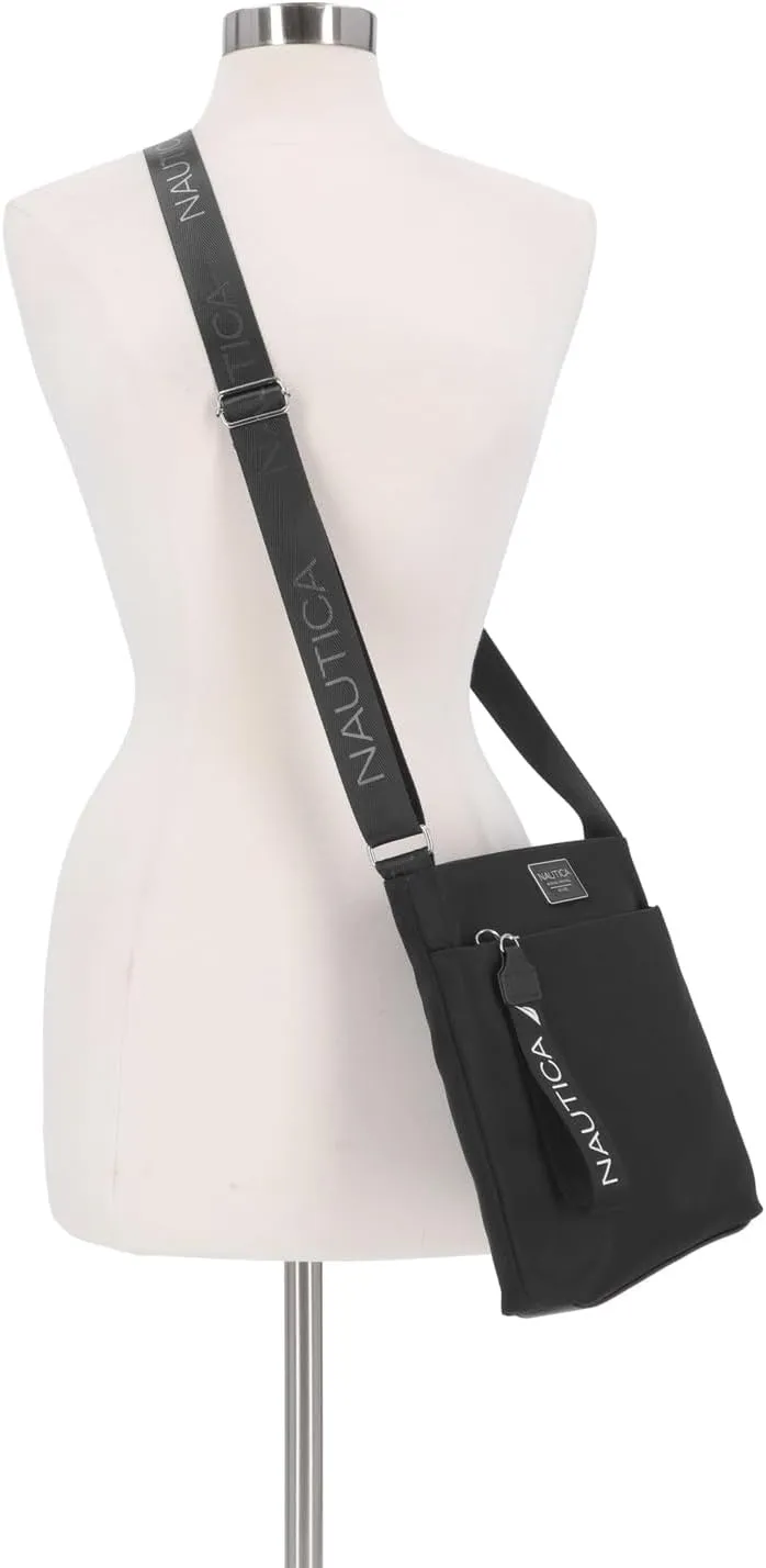 Nautica Diver Nylon Small Women's Crossbody Bag Purse with Adjustable Shoulder Strap