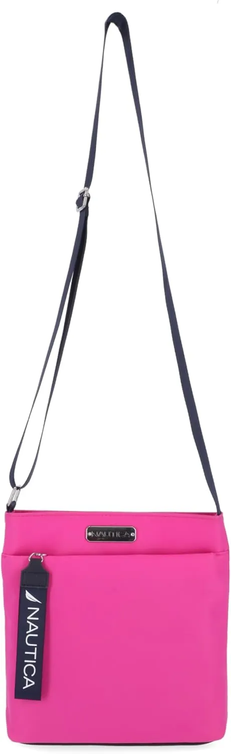 Nautica Diver Nylon Small Women's Crossbody Bag Purse with Adjustable Shoulder Strap