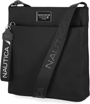 Nautica Diver Nylon Small Women's Crossbody Bag Purse with Adjustable Shoulder Strap