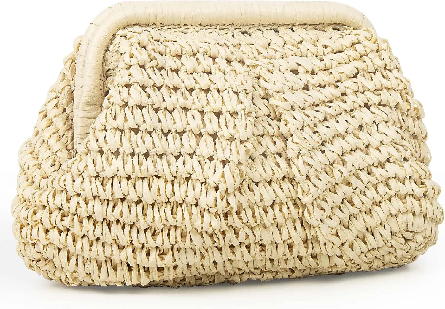 New Summer Straw Woven Crossbody Bags straw bags straw purse beach purse beach bag Cloud bag