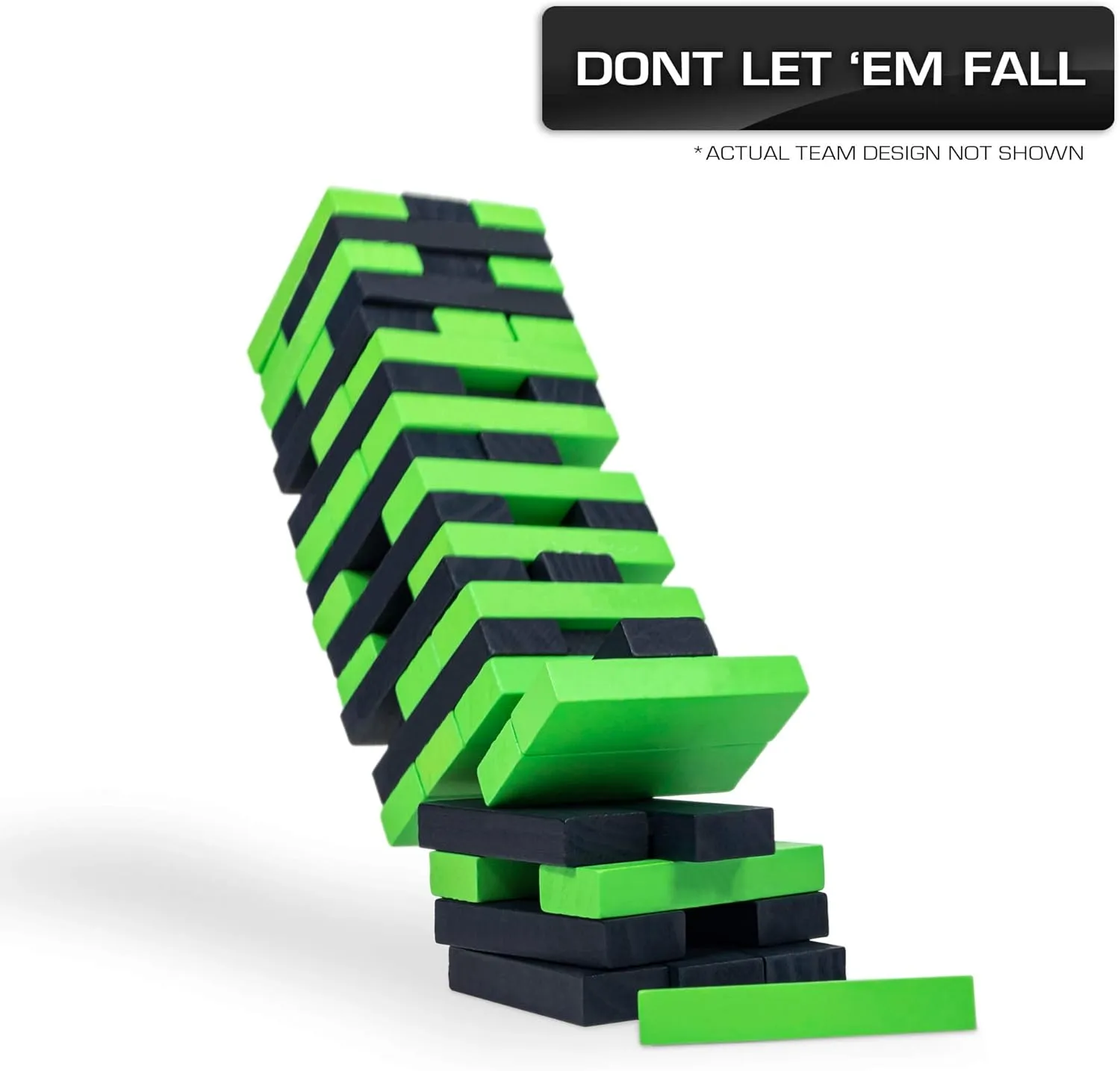 NFL Pro Football Tabletop Stackers Block Game by Wild Sports - Perfect Gift for NFL Football Fan, Dorm Game, Rec Room, Tailgate
