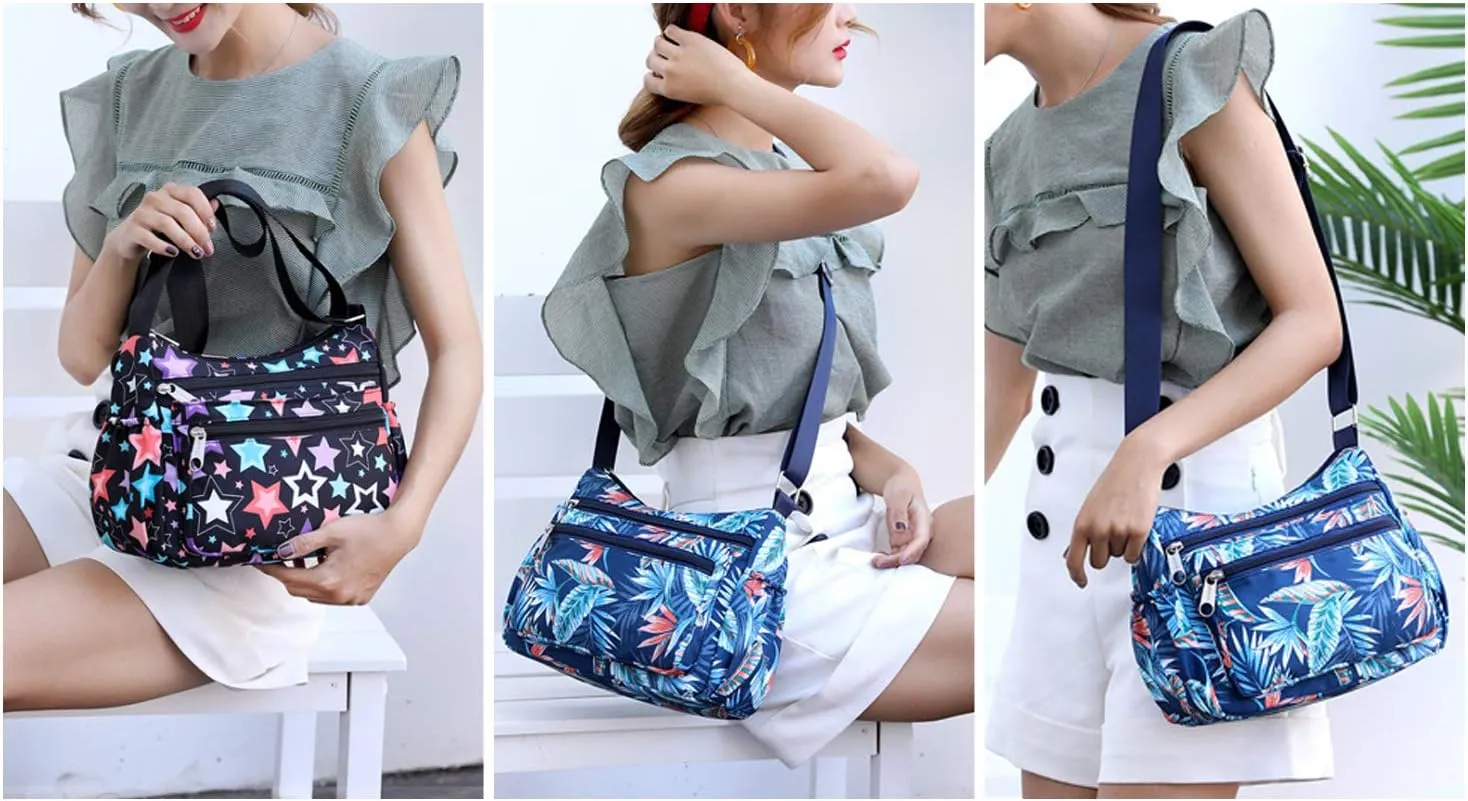 NOTAG Shoulder Bags for Women Nylon Crossbody Bags Waterproof Lightweight Messenger Purses and Handbags