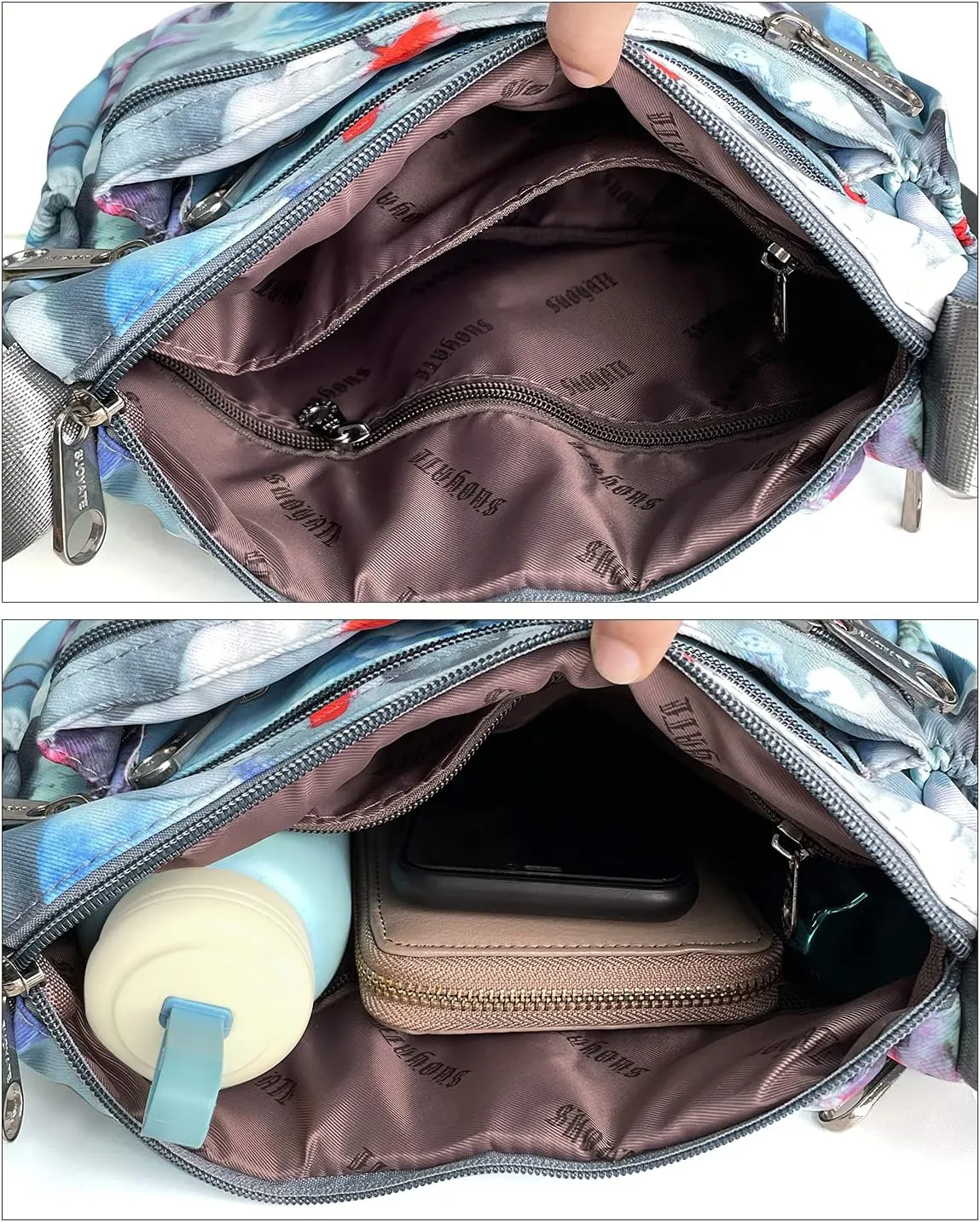 NOTAG Shoulder Bags for Women Nylon Crossbody Bags Waterproof Lightweight Messenger Purses and Handbags