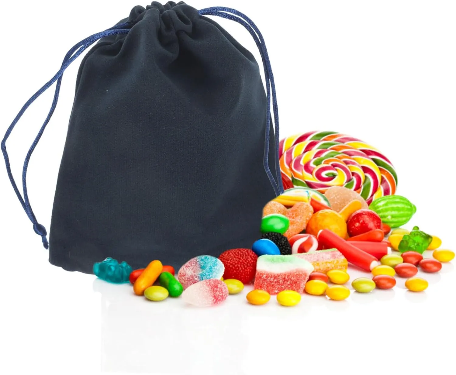 NUOBESTY 20pcs Velvet Jewelry Bag Small Drawstring Pouches for Jewelry Party Supplies