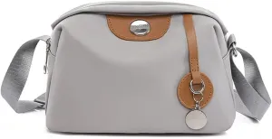 Nylon Crossbody Bag for Women Waterproof Shoulder Purses and Handbag for Daily Use Travel Satchel Small Messenger Bag