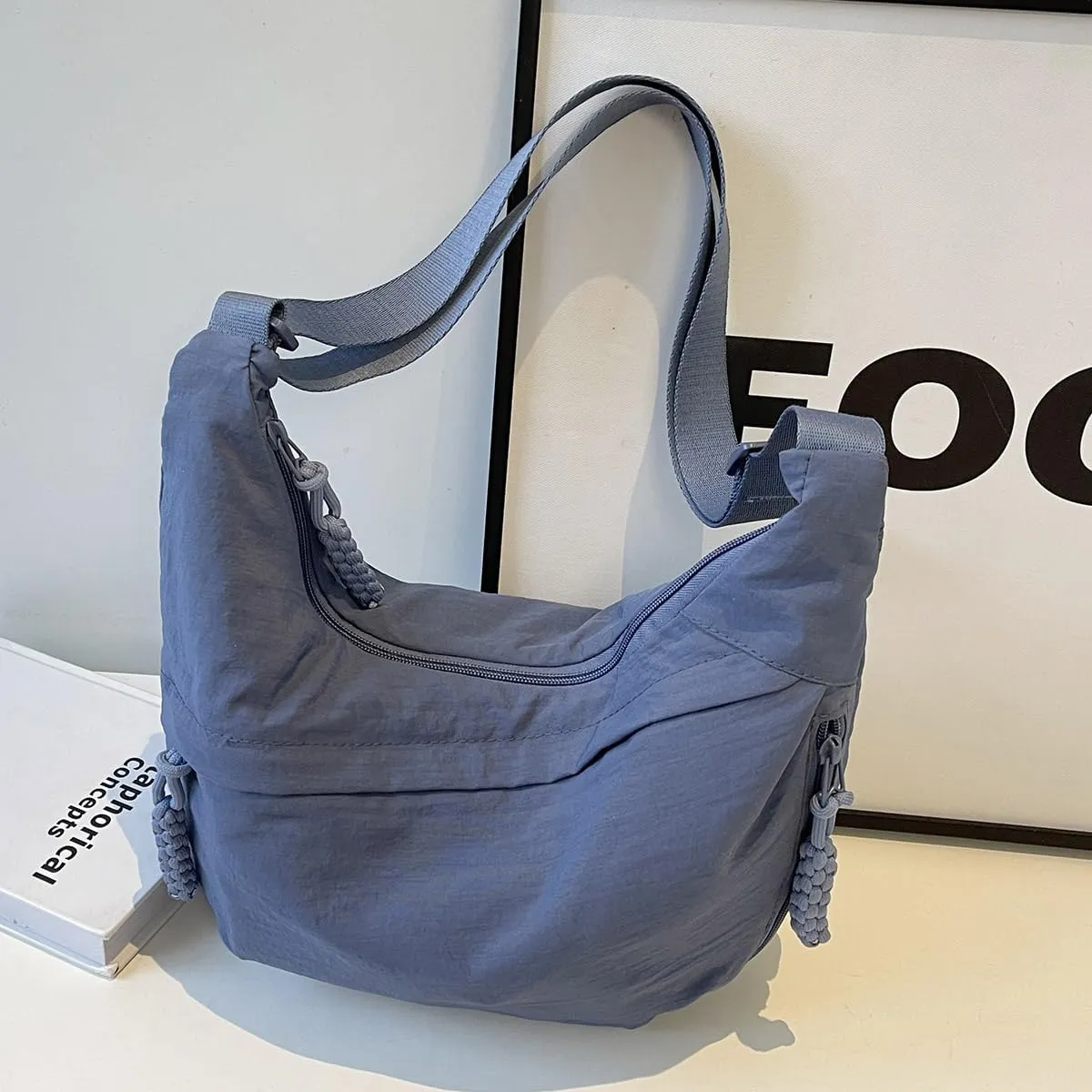 Nylon Crossbody Bags for women Purse Handbags Shoulder Bags Travel Tote Messenger Bag Men Hobo Bags