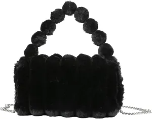 Oagasi Fur Purses for Women Faux Fur Bag Crossbody Bags Fuzzy Purse Furry Purse Y2k Shoulder Purse Handbags