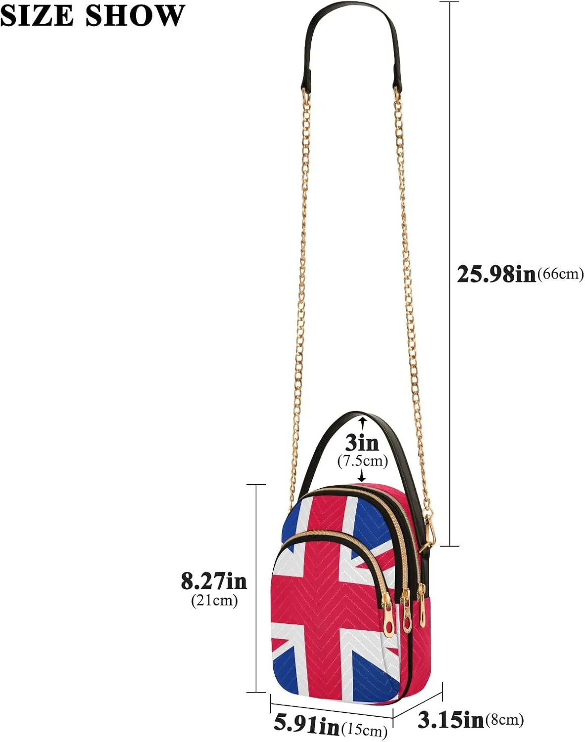 ODAWA Guinea Flag National Guinean Women Bags Crossbody Cell Phone Crossbody Bags for Women Small Sling Crossbody Bags