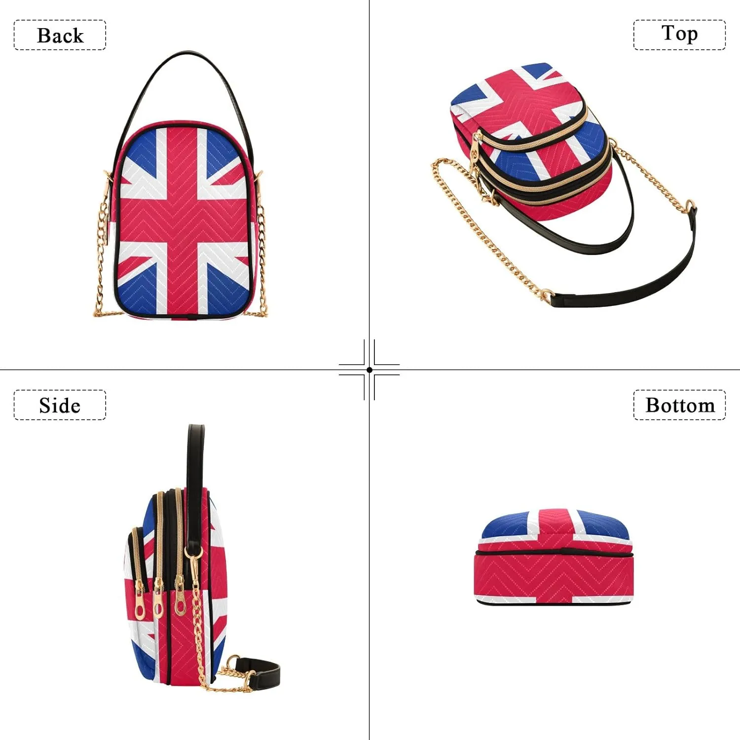 ODAWA Guinea Flag National Guinean Women Bags Crossbody Cell Phone Crossbody Bags for Women Small Sling Crossbody Bags