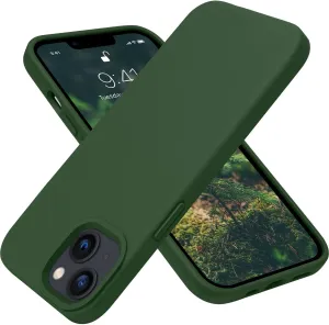 OTOFLY Designed for iPhone 13 Case, Silicone Shockproof Slim Thin Phone Case for iPhone 13 6.1 inch Clover