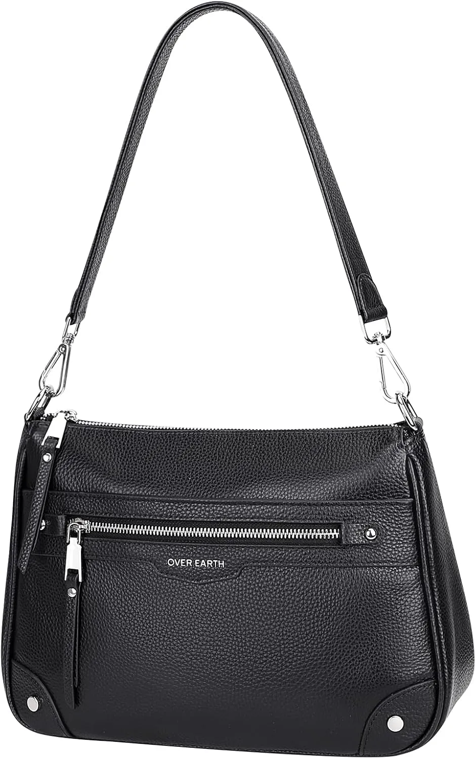Over Earth Leather Crossbody Bags for Women Small Hobo Purses Ladies Shoulder Bag