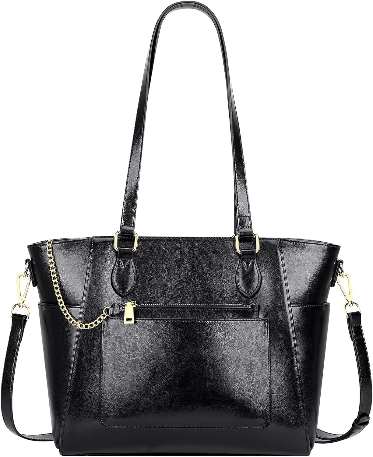 Over Earth Leather Tote Bags for Women Ladies Fashion Shoulder Bag Handbag and Purse