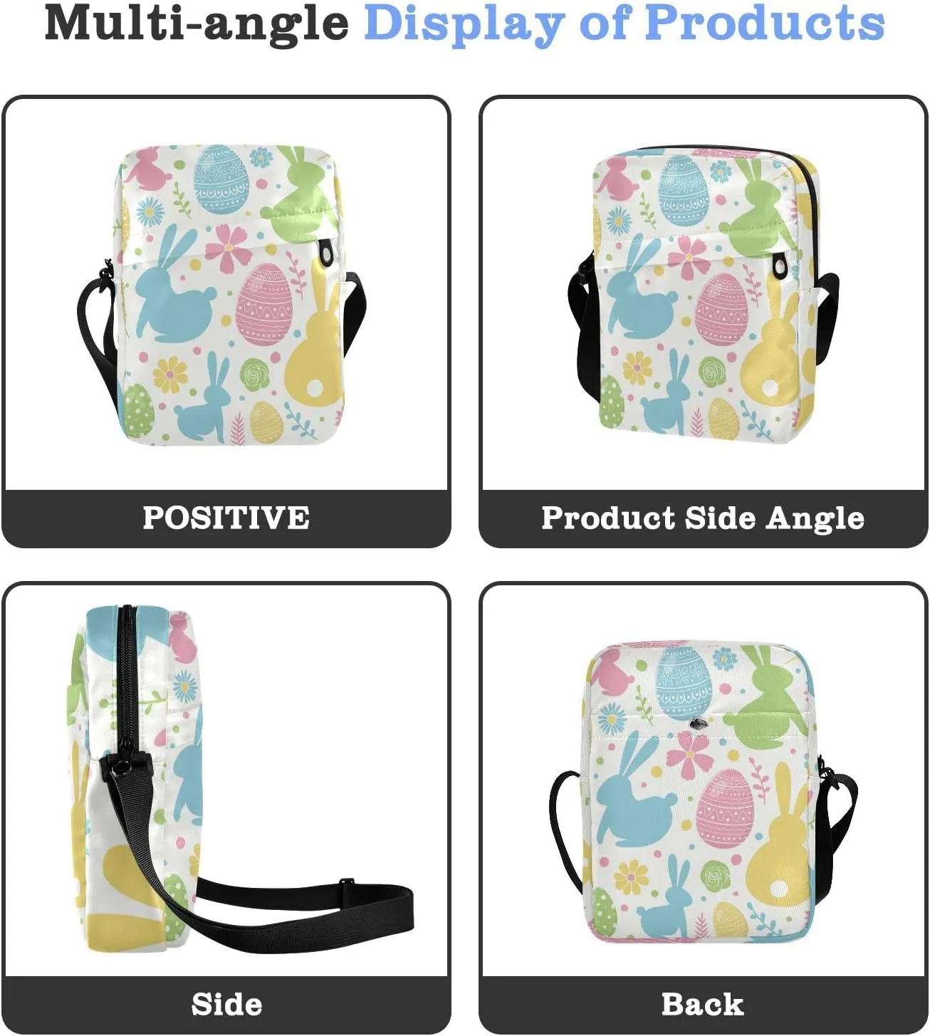 Oyihfvs Messenger Bag, Men's Crossbody Bag, Women's Crossbody Bag with Adjustable Strap