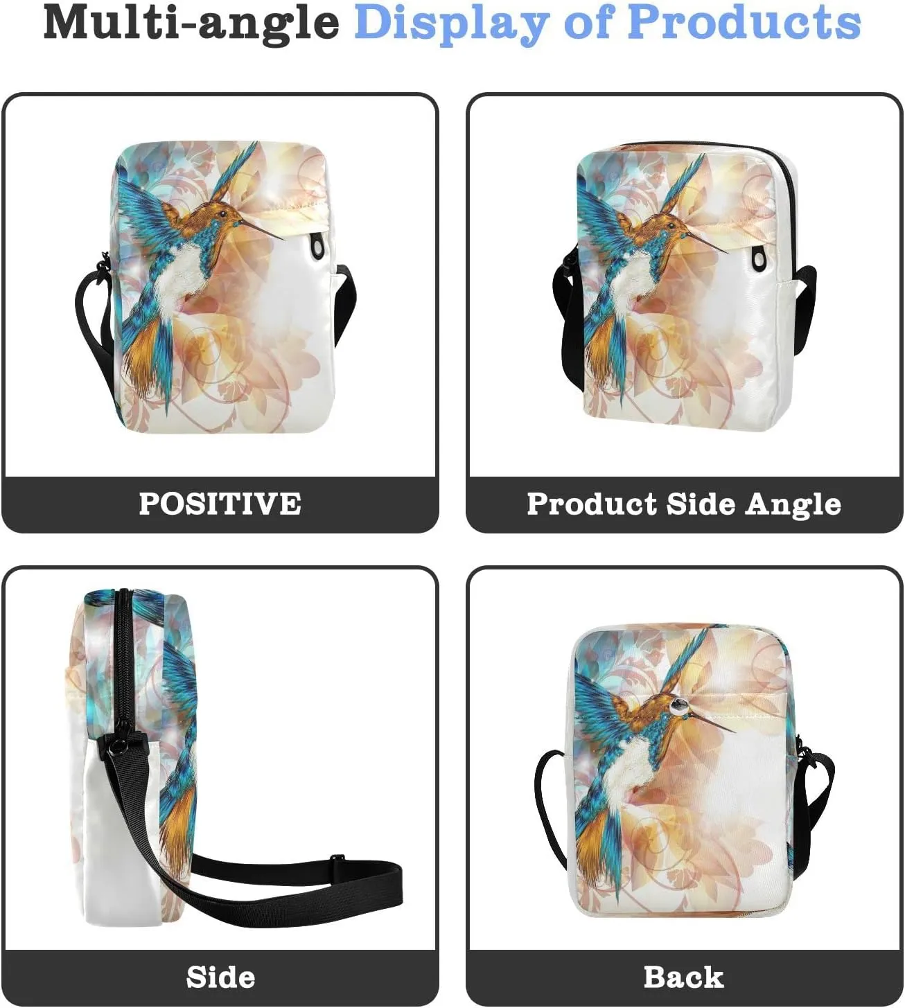 Oyihfvs Messenger Bag, Men's Crossbody Bag, Women's Crossbody Bag with Adjustable Strap