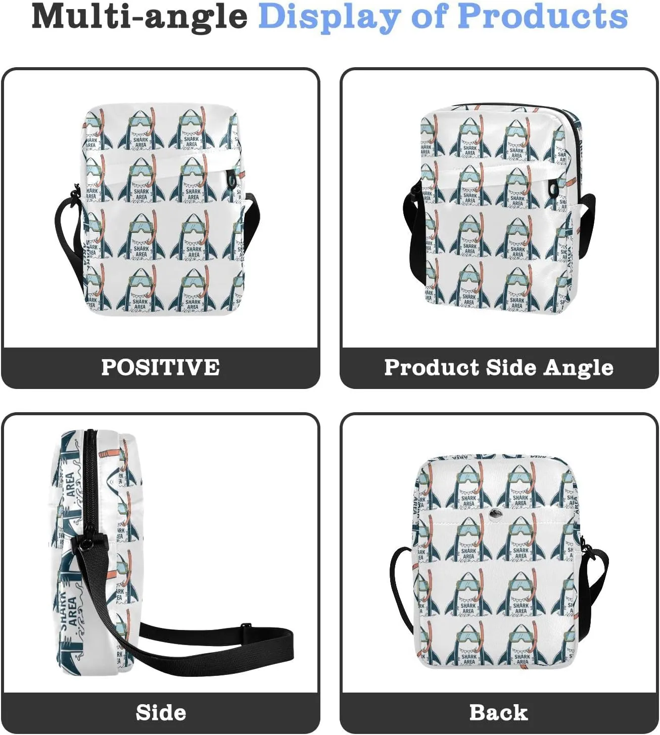 Oyihfvs Messenger Bag, Men's Crossbody Bag, Women's Crossbody Bag with Adjustable Strap