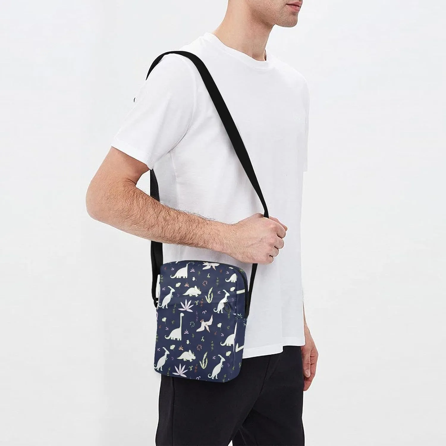 Oyihfvs Messenger Bag, Men's Crossbody Bag, Women's Crossbody Bag with Adjustable Strap