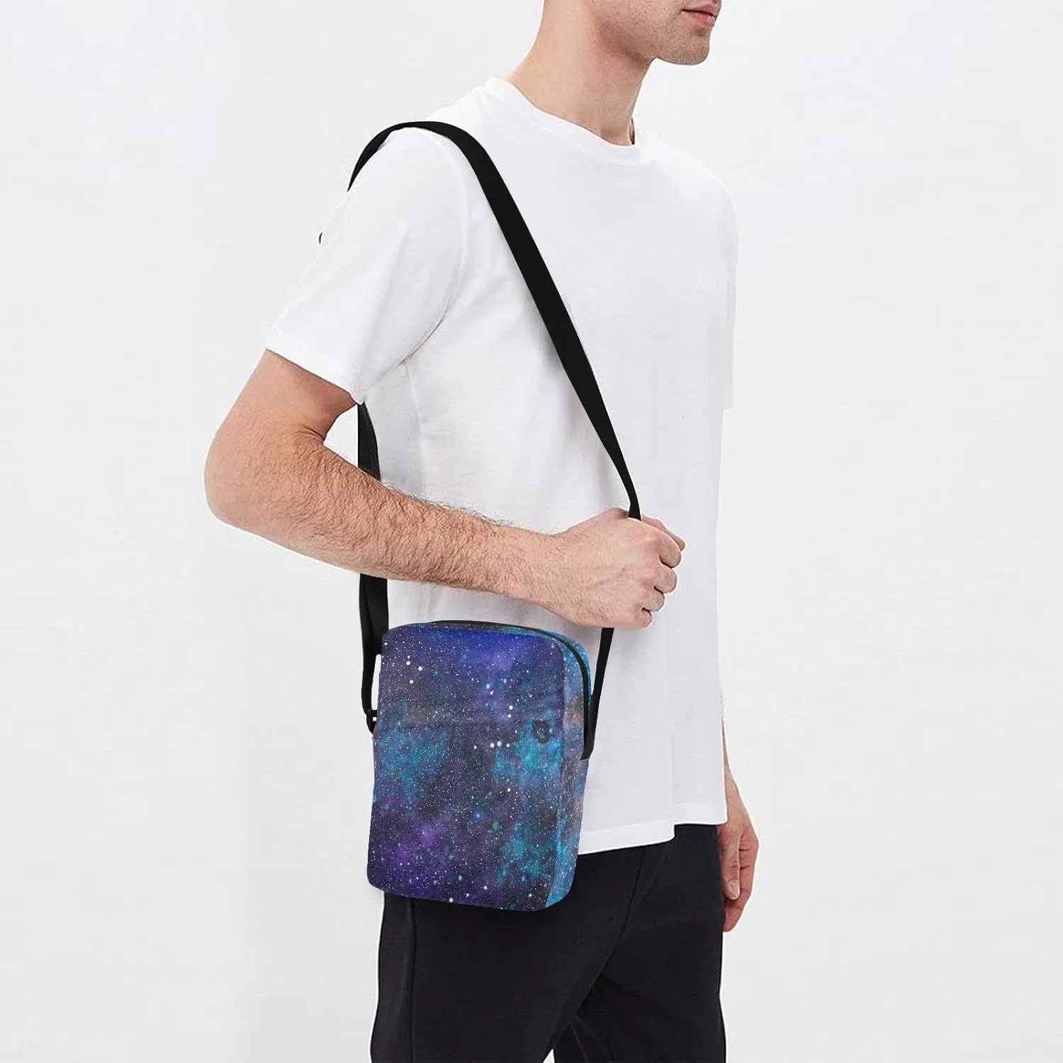 Oyihfvs Messenger Bag, Men's Crossbody Bag, Women's Crossbody Bag with Adjustable Strap