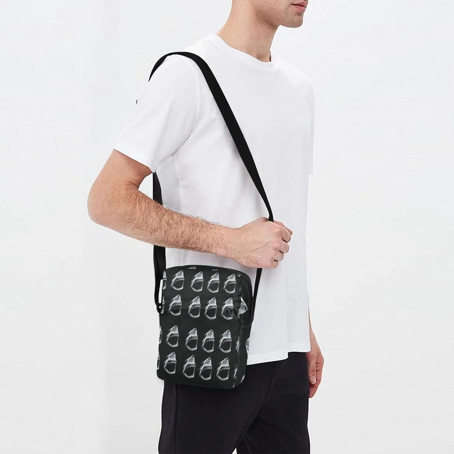 Oyihfvs Messenger Bag, Men's Crossbody Bag, Women's Crossbody Bag with Adjustable Strap