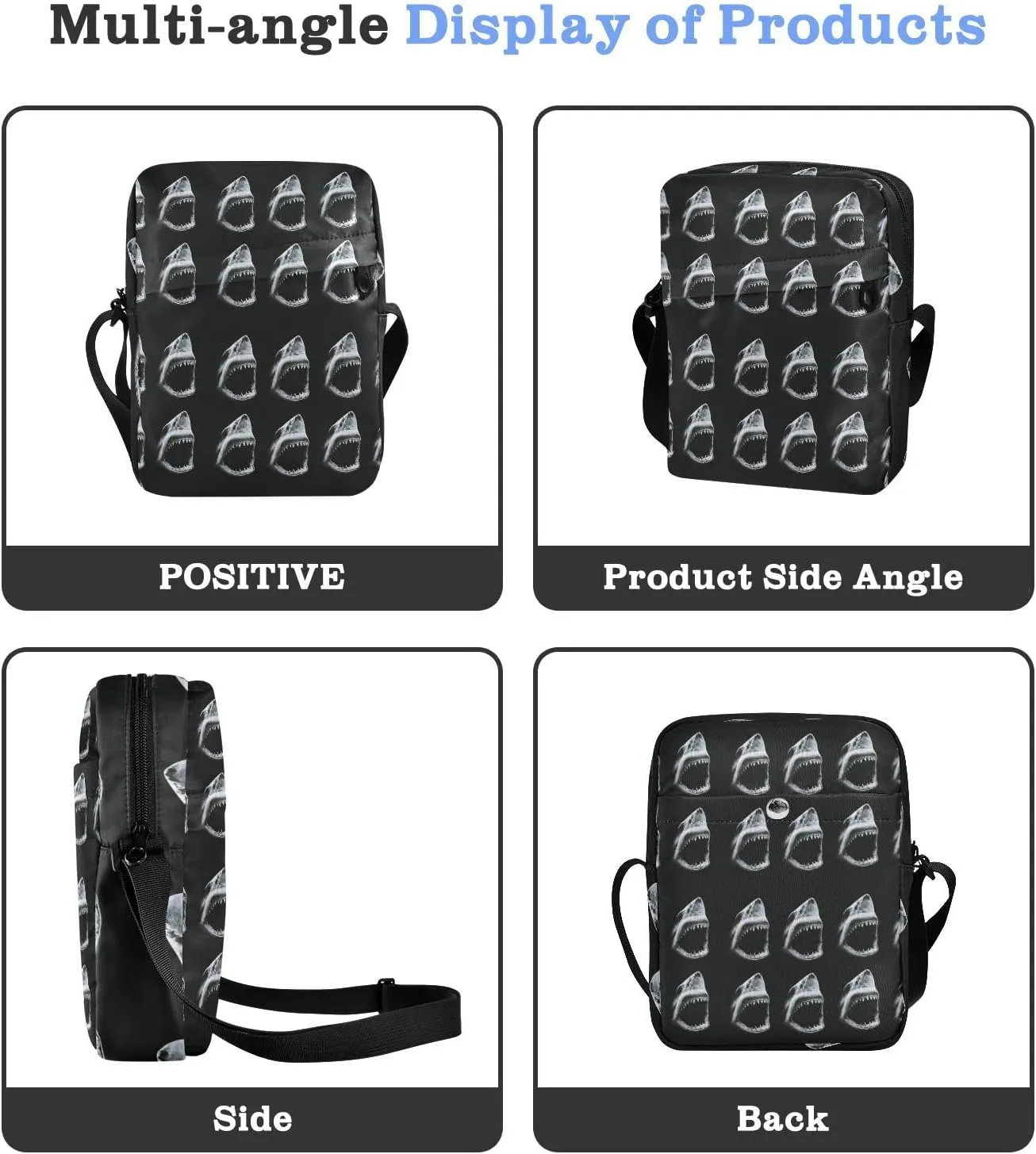 Oyihfvs Messenger Bag, Men's Crossbody Bag, Women's Crossbody Bag with Adjustable Strap