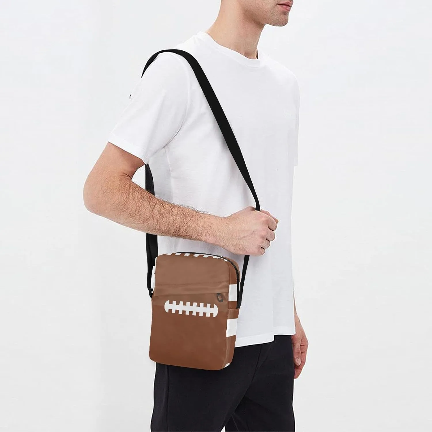 Oyihfvs Messenger Bag, Men's Crossbody Bag, Women's Crossbody Bag with Adjustable Strap