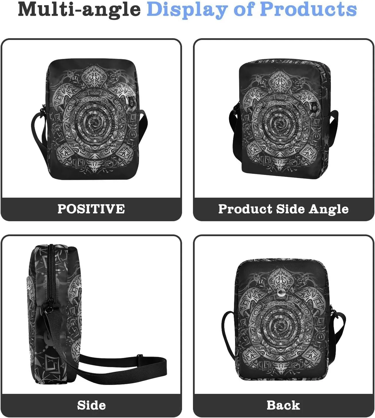 Oyihfvs Messenger Bag, Men's Crossbody Bag, Women's Crossbody Bag with Adjustable Strap