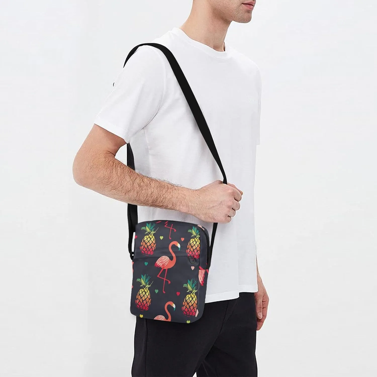 Oyihfvs Messenger Bag, Men's Crossbody Bag, Women's Crossbody Bag with Adjustable Strap
