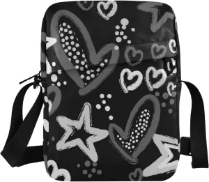 Oyihfvs Messenger Bag, Men's Crossbody Bag, Women's Crossbody Bag with Adjustable Strap
