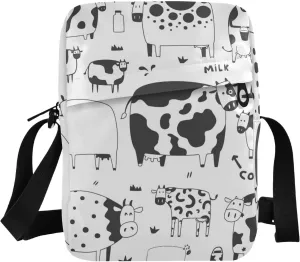 Oyihfvs Messenger Bag, Men's Crossbody Bag, Women's Crossbody Bag with Adjustable Strap