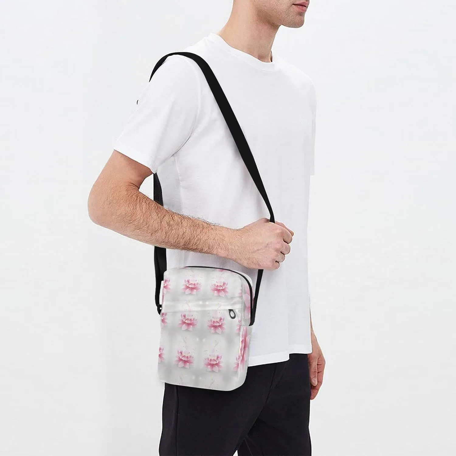 Oyihfvs Messenger Bag, Men's Crossbody Bag, Women's Crossbody Bag with Adjustable Strap