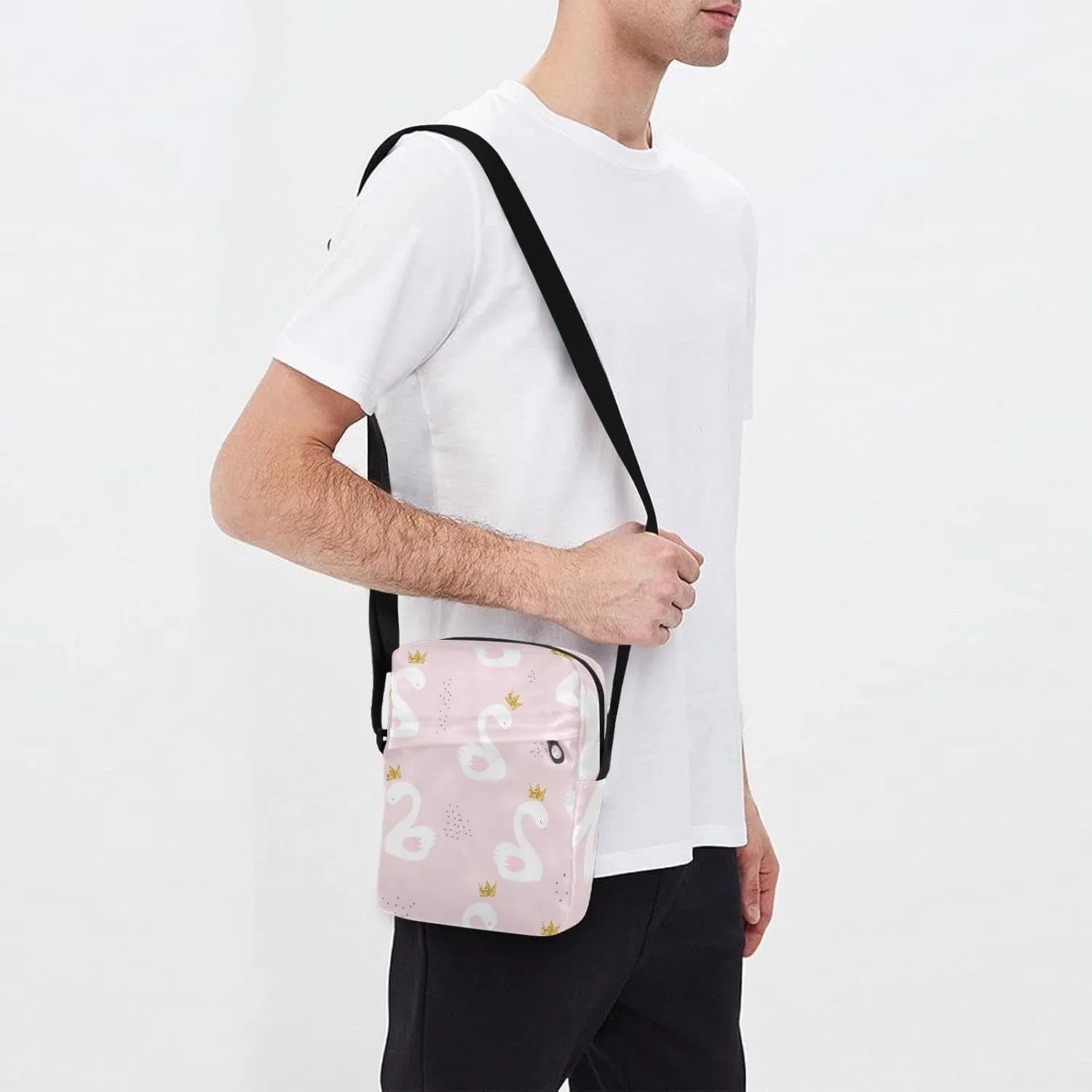 Oyihfvs Messenger Bag, Men's Crossbody Bag, Women's Crossbody Bag with Adjustable Strap