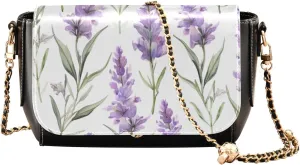 Painting of a Whale in the Sky Womens Crossbody Bag Leather, Leather Purses for Women, Shoulder Bag with Magnetic Closure